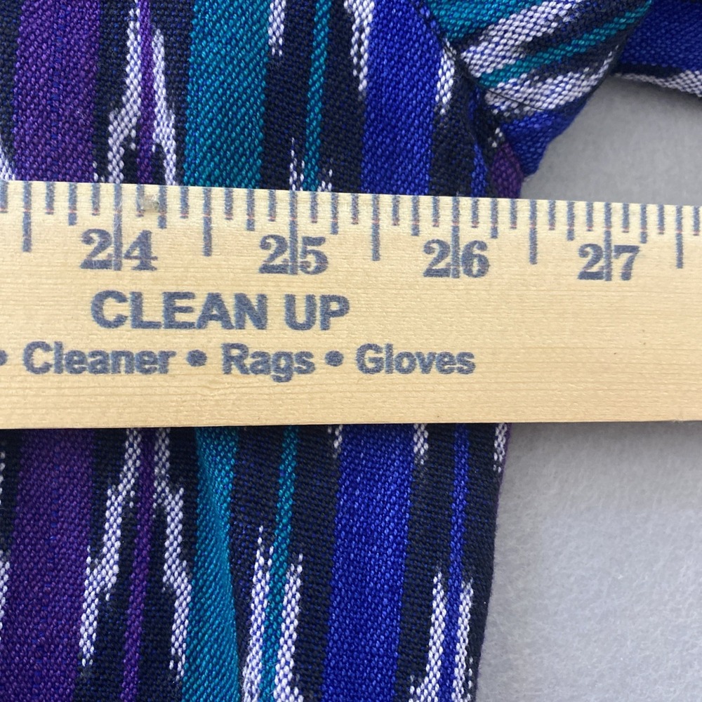 Vintage Mimbres Man Cycling Shirt - Men's XXL Cotton Tribal Stripe Southwest USA - Picture 9 of 11